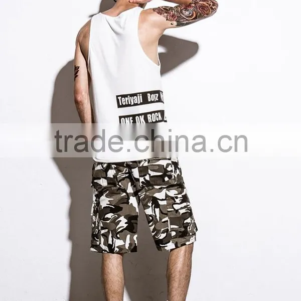 Fashion Printed Wholesale Mens String Vest photo-3