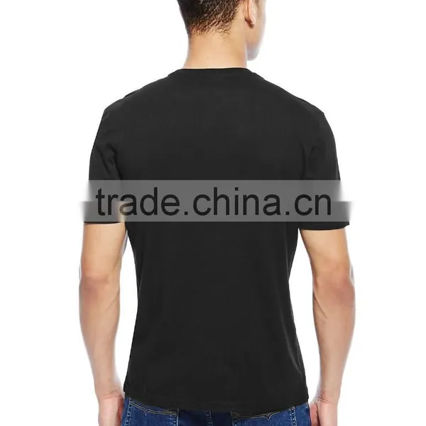 Soft Touch Black Plain t Shirt Men photo-3