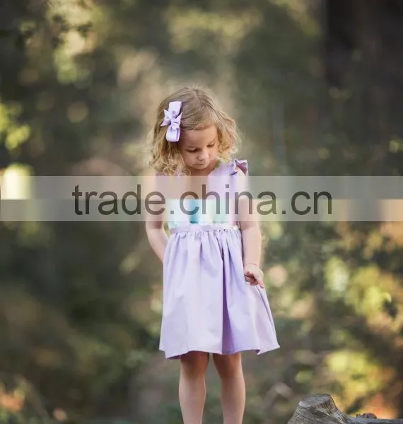 Wholesale Clothing Floral Sundress Baby Girl Party Dress Children Frocks Designs photo-2
