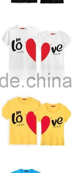 2016 Korea Fashion Love Printed T-Shirt For Couple photo-5