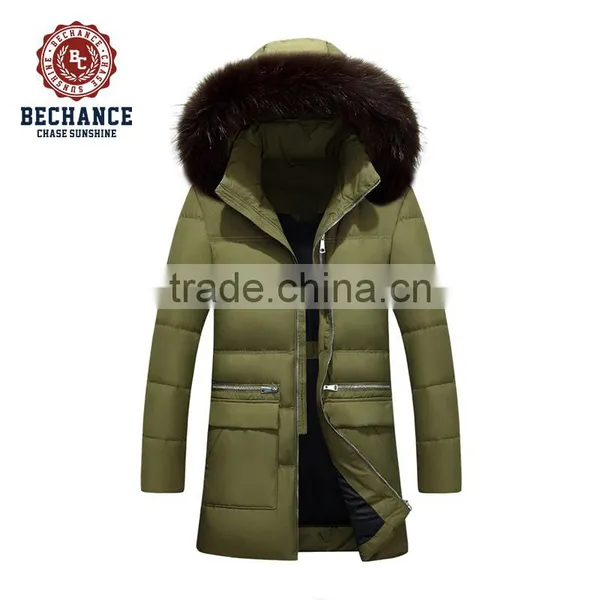 Wholesale Mens Fashion Winter Down Jacket With Fur photo-3