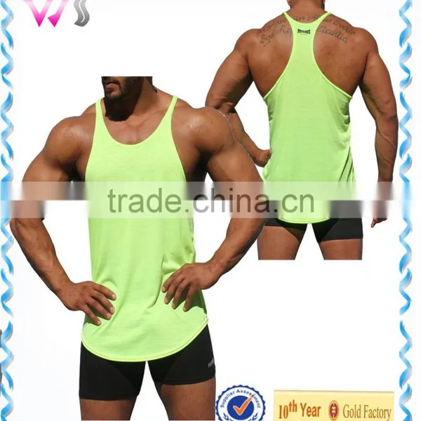 Mens Sleeveless Muscle Bodybuilding Singlets Custom Stringer Vest photo-6