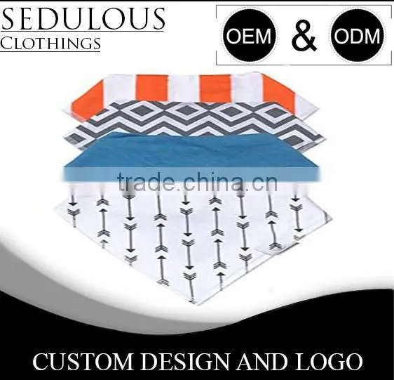 100% Organic Cotton Custom Printed Baby Bandana Triangle Bibs photo-5