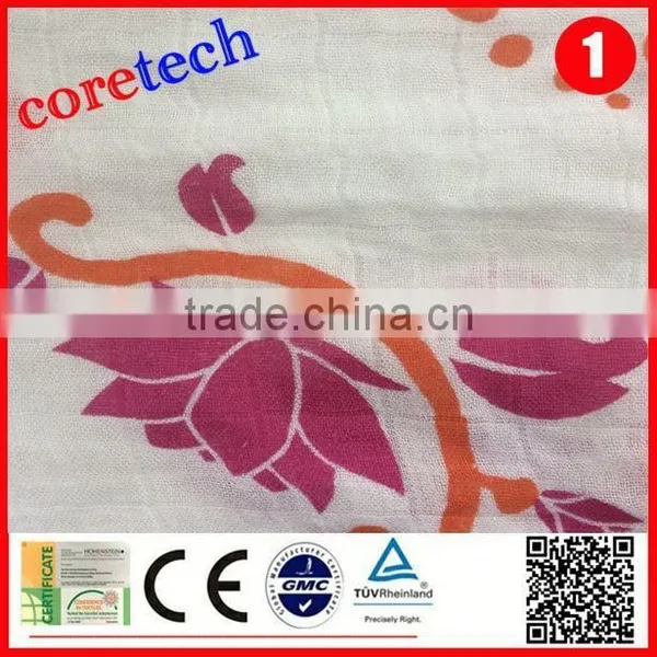 Full Size Double Muslin Swaddle Blankets Fabric Factory photo-3