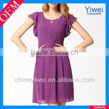 Purple Plus Size Dress