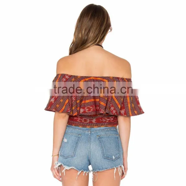 Latest Fashion Women Wild Side Top Blouse photo-3