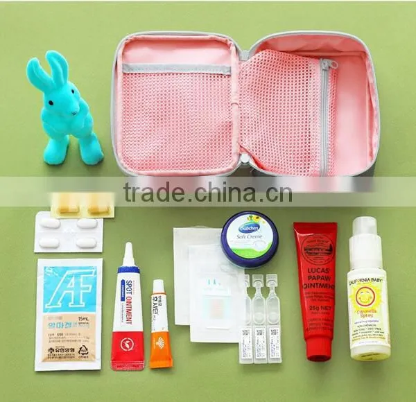Travel Trip Handy Fabric First-aid Medicine Case Holder photo-4