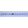 Sterling Silver Bracelet, CZ Bracelet, Rhodium Plated Bracelet photo-2