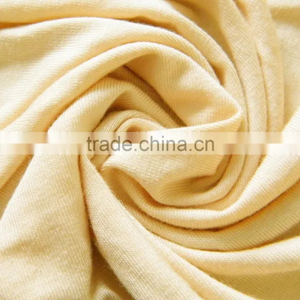 Cotton Viscose Elastane Blend Single Jersey Knit Fabric