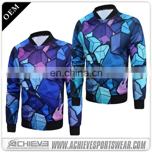 Sublimation Custom Cheap Wholesale Sublimation Windbreaker Jacket photo-2