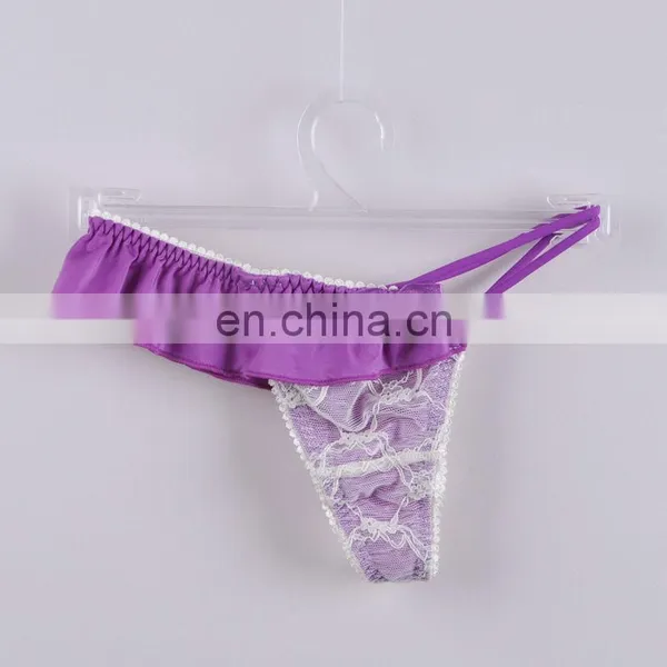2015 Hot Sale Sexy Lace Thong T Back G String Panty Manufacturer photo-5