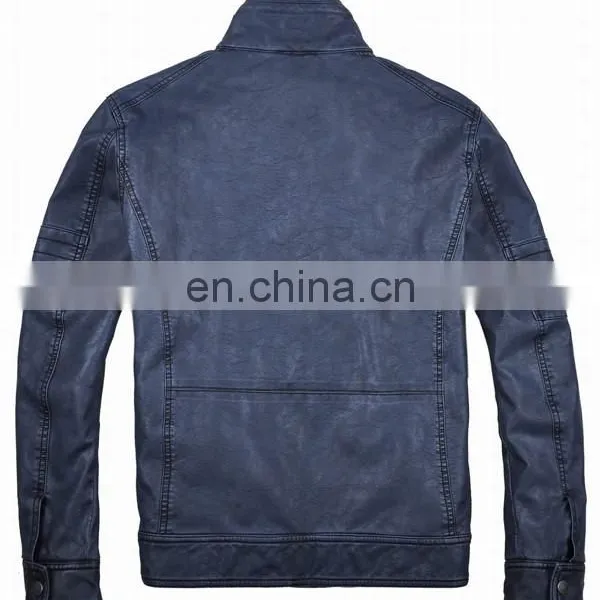2015 New Model Designer Biker Leather Jacket photo-2