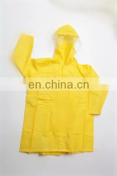 Polyester Uniform Kids Rainwear