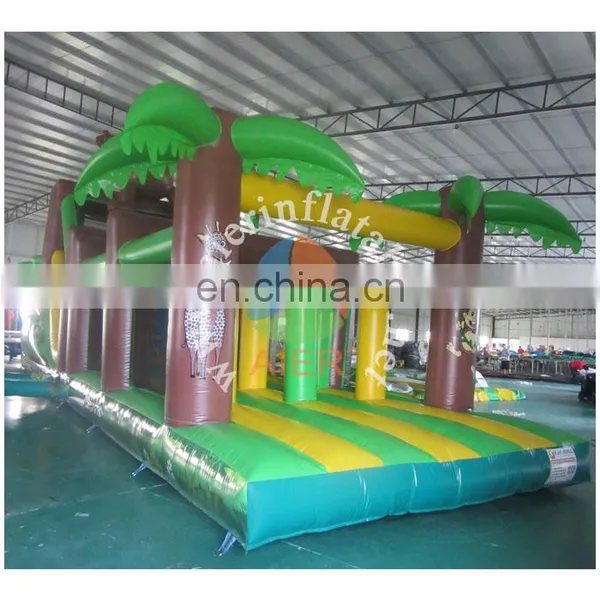PVC Material and Inflatable Obstacle Course Type Jungle Obstacle Run for Event Party Playing photo-2