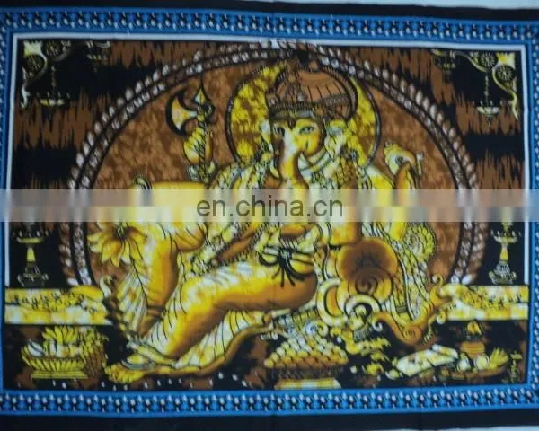 Hindu Prints BATIK PRINTED WALL TAPESTRY FROM INDIA LOT OF 50 PCS photo-4