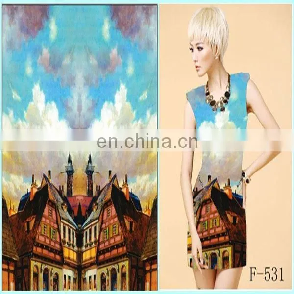 Hot Sale 4 Way Stretch Lycra Spandex Printed Fabric For Swimwear And Dancewear