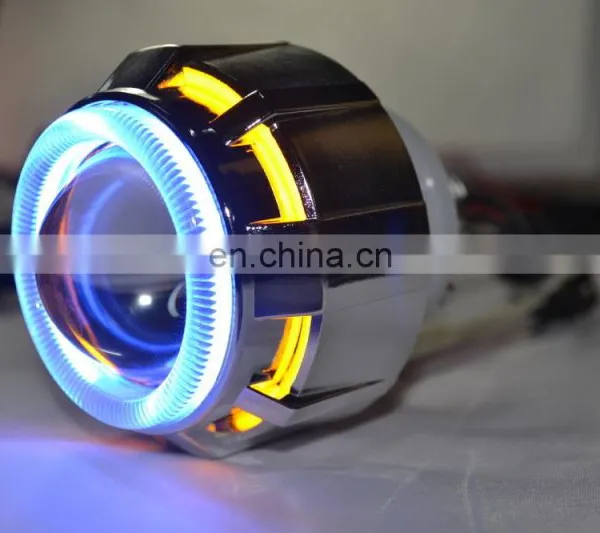2.5" Hid Xenon Halo Projector Headlights for h1 h4 h7 With Ccfl Angel Eyes photo-2