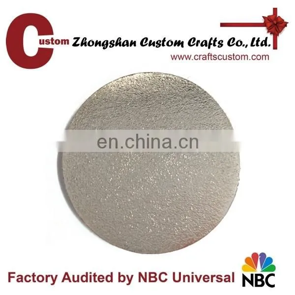 2015 Cheap OEM Custom Metal Challenge Silver Coins photo-3