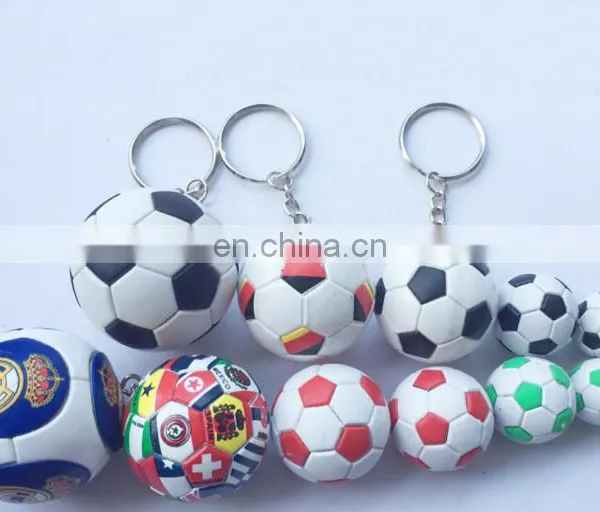 Customized Football Basketball Baseball Softball Charms Key Chain Cheap Football Keychains Gifts Football Fan's Gifts photo-5