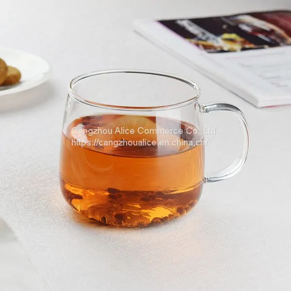 Cheap Fashion Milk High Borosilicate Glass Coffee Cup photo-2