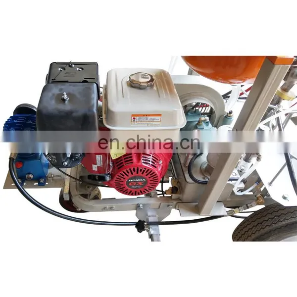 Cold Plastic Paint Two Components Road Marking Machine photo-3