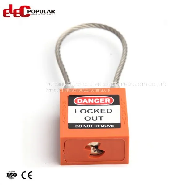 Steel Cable Shackle Safety Padlocks EP-8541~EP-8544 ABS Safety Padlock photo-3
