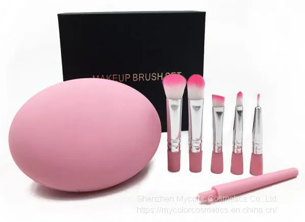 5pcs Travel Portable Eyes Brush Set Makeup Brush Set for Eyes With Box photo-2