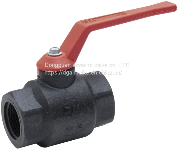 220 Threaded M / F PN16 High-grade PP Ball Gate Valves Color Blue