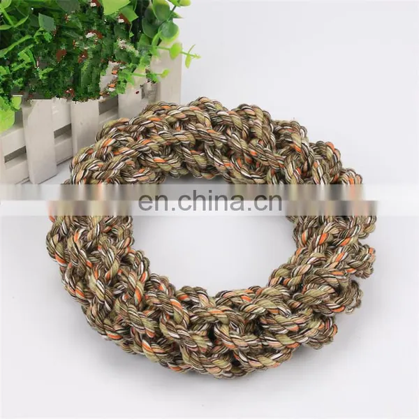 Best Pet Shop Toys Wholesale Cotton Rope Doughnut Toy for Dogs photo-3