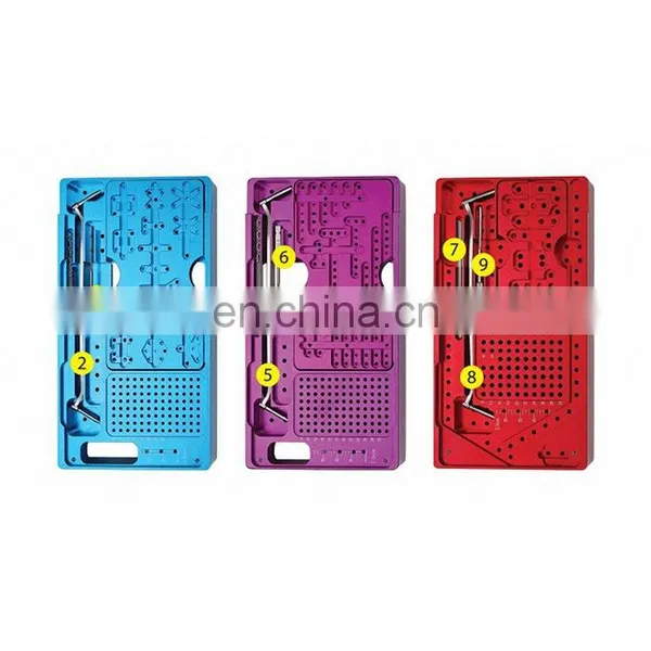 Orthopedic Surgical Instruments Quality Assured Mini Fragment Instruments Set Trauma Plate Instrument Set Implants Sets photo-3