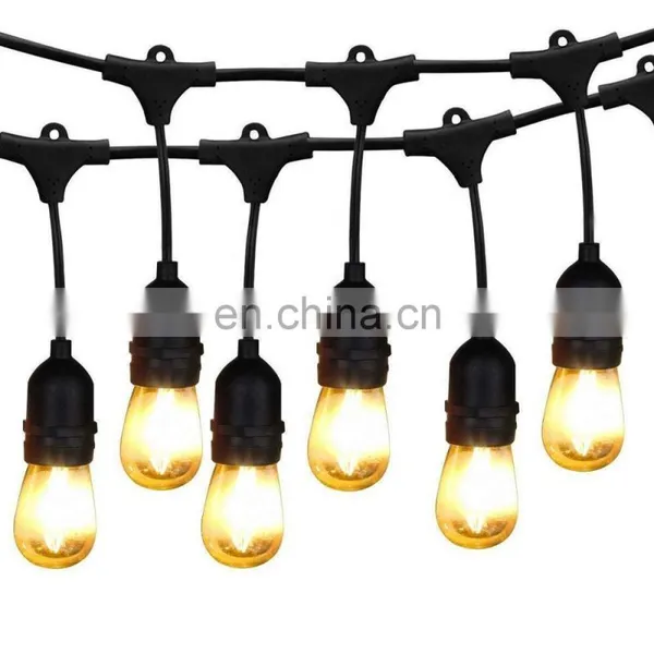 RTS BRIMAX Outdoor Waterproof E27 Sockets 2W 16pcs Led Bulbs 48ft String Lights photo-2