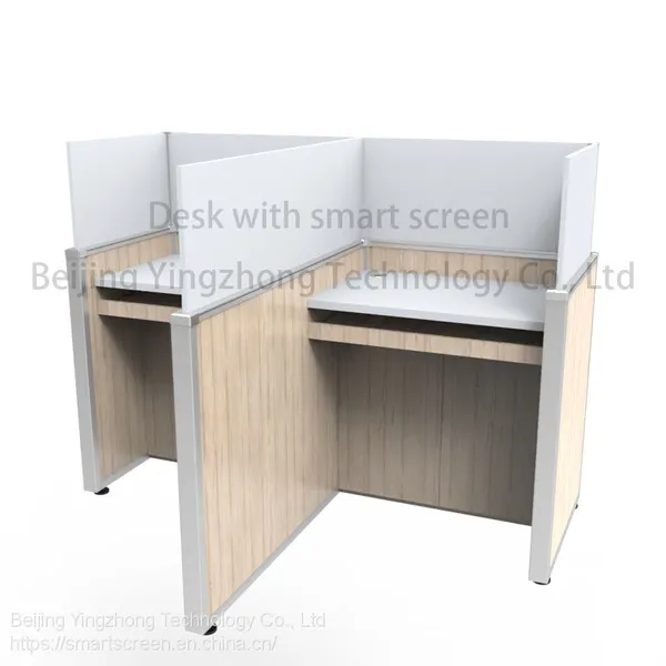 Height Adjustable Office Computer Desk Anti-peeping Study Carrel Desktop Panels Test Center Table Library Cubicle photo-5