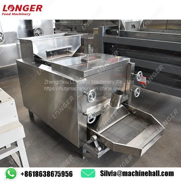 High Quality Peanut Half Cutting Machine Cocoa Bean Peeler Half Cutter photo-2