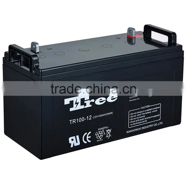 12v Voltage UPS Battery 12V100AH Deep Cycle Battery photo-4