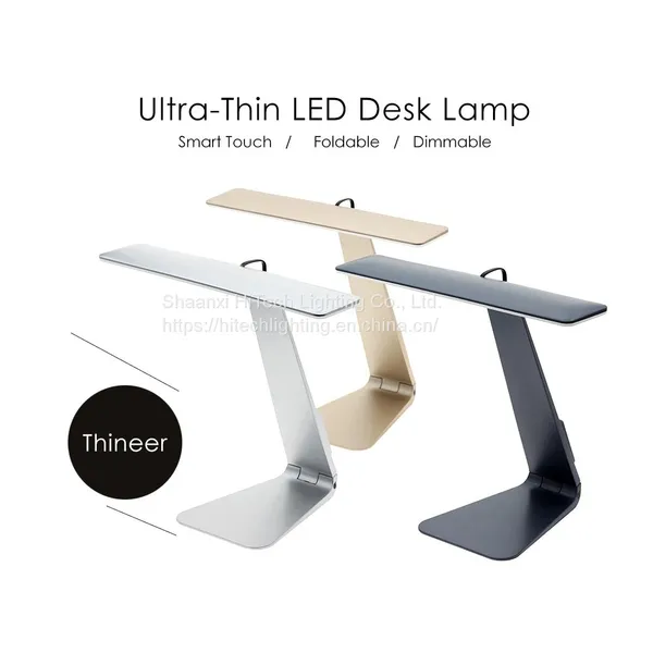 Foldable Reading Lamp LED USB Book Light Ultra Thin Flexible Desk Light With 3 Brightness Levels photo-2