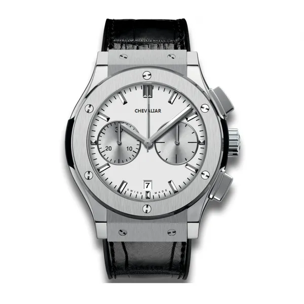 Stainless Steel Man Multi-function Watches Genuine Leather Fashion Chronograph Watch