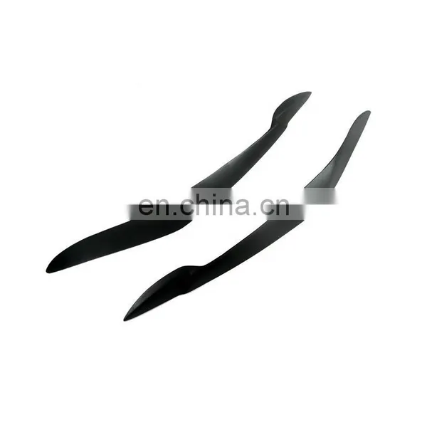 Auto Parts Modified Headlight Eyebrow for BMW X5 Black FRP Light Eyebrow E70 Wrap Angle Decorative Eyebrow Stickers 2008-2013 photo-2