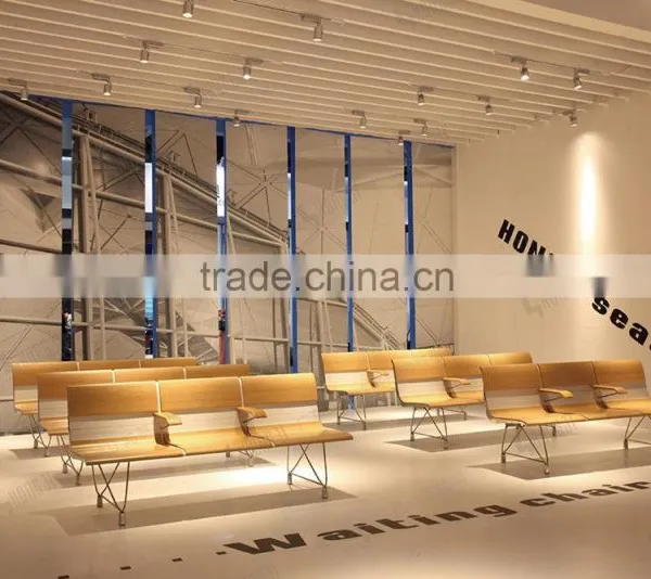 Italy Design Public Area Seating Bustation Waiting Chair With Armrest H60B-3-E photo-4