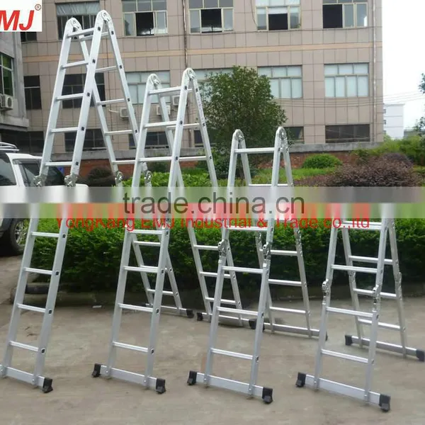 Multi-Purpose Ladder With Utility Shelf and Scaffold Plates photo-3