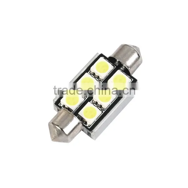 Festoon 4pcs 5050 36mm LED Bulbs Ultra Power For Can Bus System photo-3