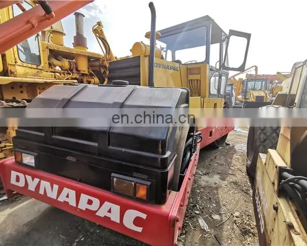 Used Dynapac Double Drum Cc421 Road Roller Original Sweden Made Compactor Machines for Sale photo-4