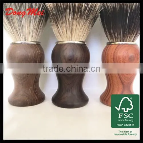 Sandalwood Handle Synthetic Hair Shaving Brush photo-5