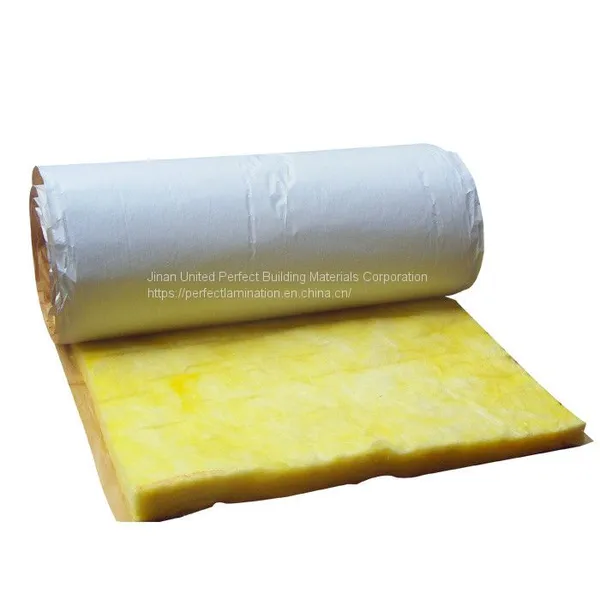 Glass Wool Blanket, Flexible Fiberglass Thermal Insulation Roll With Soundproof Function for Steel Structure Workshop photo-2