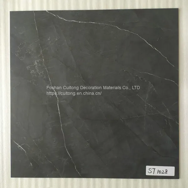 Grey Plastic Floor Tile Factory Warehouse Dormitory Canteen Office Marble PVC Floor Glue 2mm Engineering Stone Plastic Floor photo-4