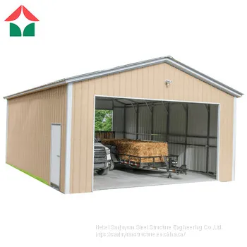 China Hot Sale Prefabricated Steel Structure Car Shed Garage Building photo-4