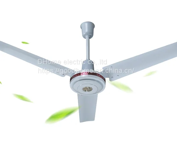 Low Noise White 75W Ceiling Fan Copper Motor Large Industrial Factory Curve Blade Ceiling Fans（Wechat:13510231336） photo-2