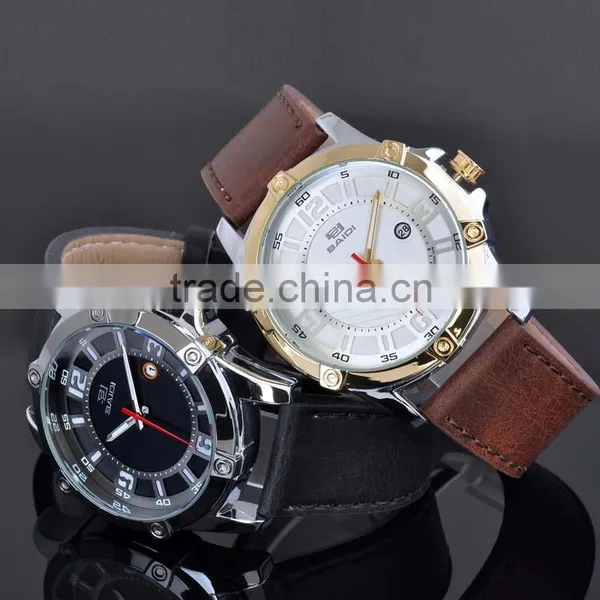 Optional Leather And Stainless Steel Watch Straps Unisex Watch With Great Dial photo-6