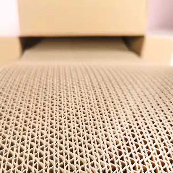 MEOW LOVE Wear-Resistant Cat Paw Grinder Pet Cat Scratcher Corrugated Cardboard Scratch Pad Wood Corrugated Paper Toy Durable Cat Carton photo-3
