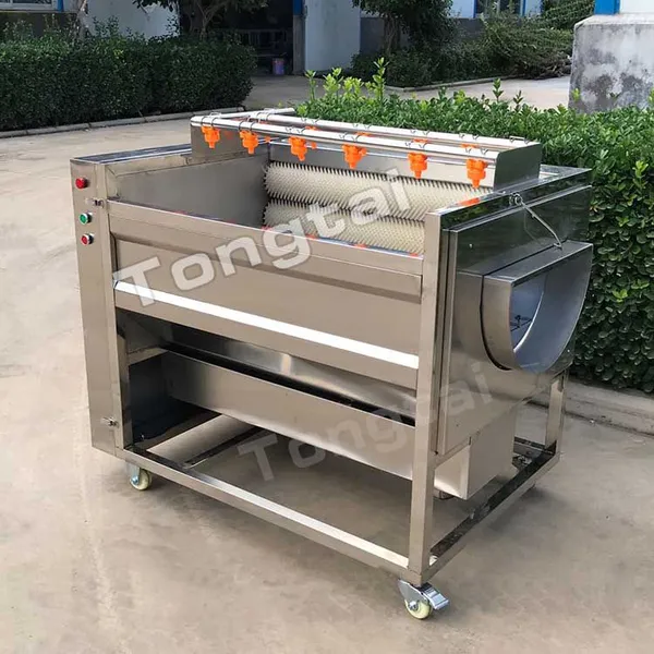 Potato, Sweet Potato, Cassava Cleaning and Peeling Machine