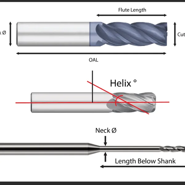 Professional Manufacture CNC Cutting Tools 4 Flute Carbide End Mills for Stainless Steel photo-3